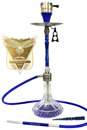 Narghilea EGYPTIAN Luxury Hookah, Blue MD-L25 cu smoke box